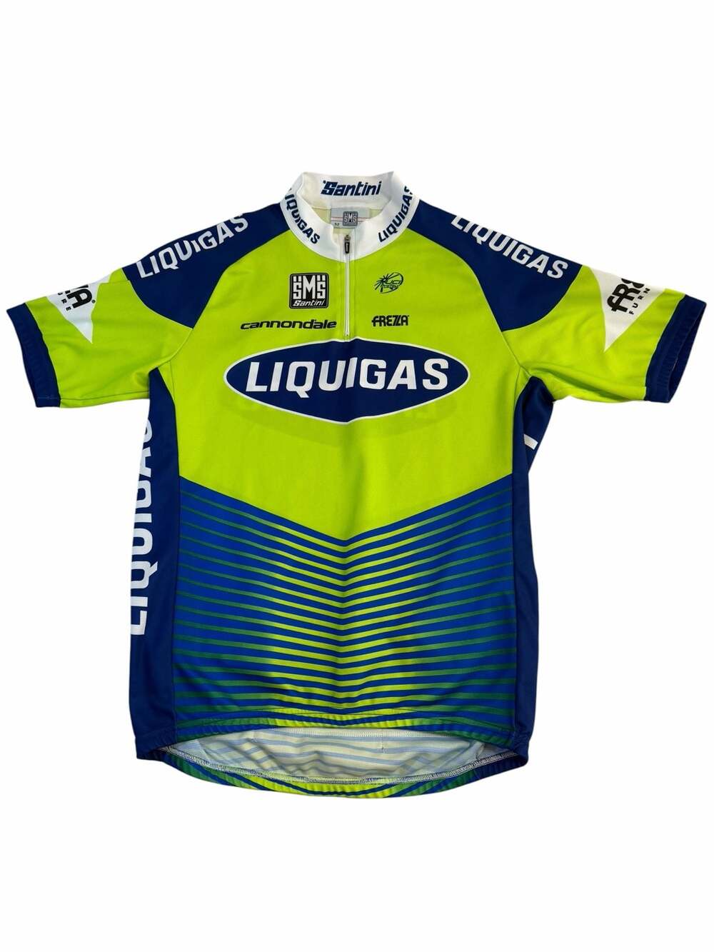 Santini Liquigas Cannondale Cycling Jersey XXL Italy Pro Team Bike Shirt